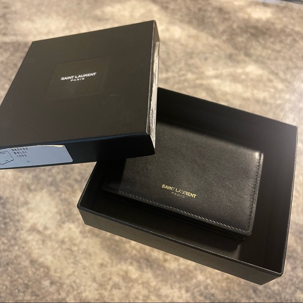 Saint Laurent Card/Business Card Holder with Flap
